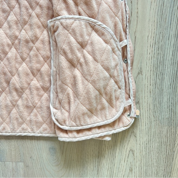 Vintage Van Heusen Fleece Lined Vest in Peachy Tan Sz:L - Picture 8 of 10